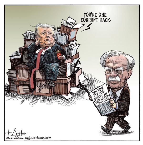 President Trump says Bolton is corrupt