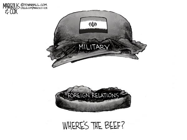 Iran Military Cap Lacks Foreign Relations Beef