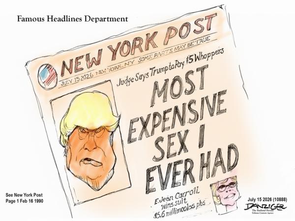 Jeff Danziger for 7/15/2026