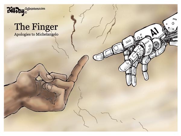 Human Finger Meets AI Hand