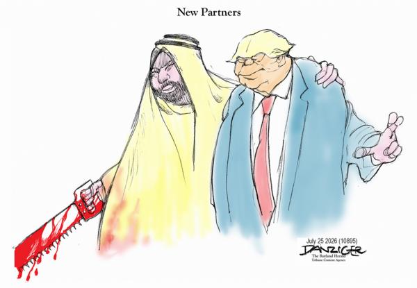 Jeff Danziger for 7/25/2026