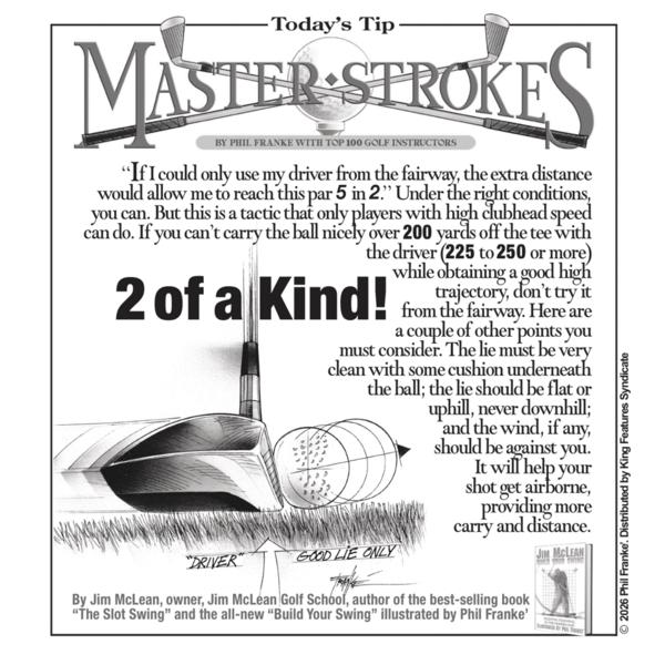 Master Strokes for 7/26/2026