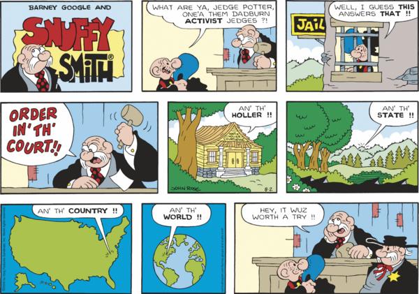 Barney Google And Snuffy Smith for 8/2/2026