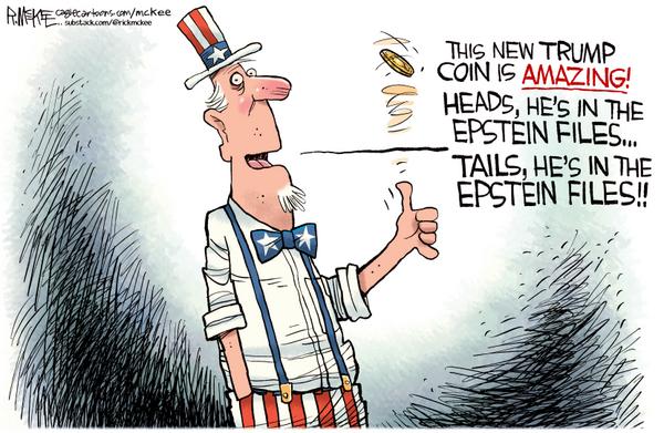 Trump Epstein Files Coin Flip
