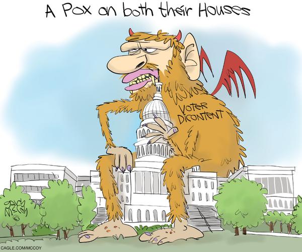 Voter Discontent Pox on Congress