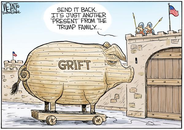Trump Family Grift Trojan Pig