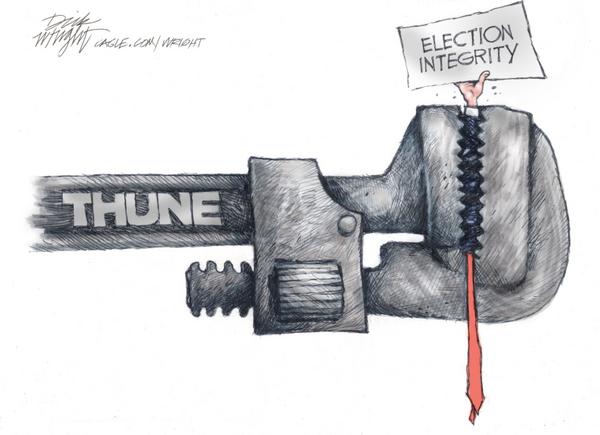 Thune Clamp Squeezes Election Integrity