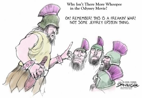 Jeff Danziger for 7/29/2026