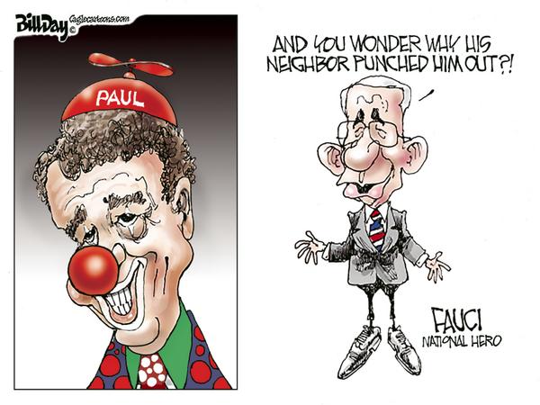Rand Paul Clown Fauci National Hero