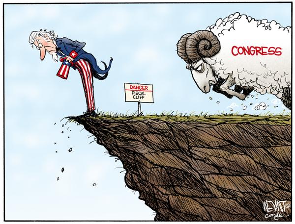 Congress Ram Charges Fiscal Cliff