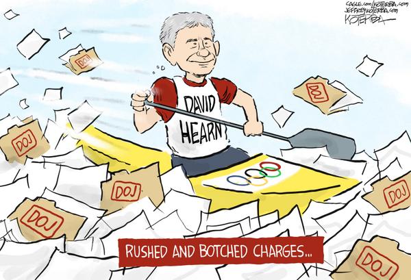 David Hearn Paddles Through DOJ Files