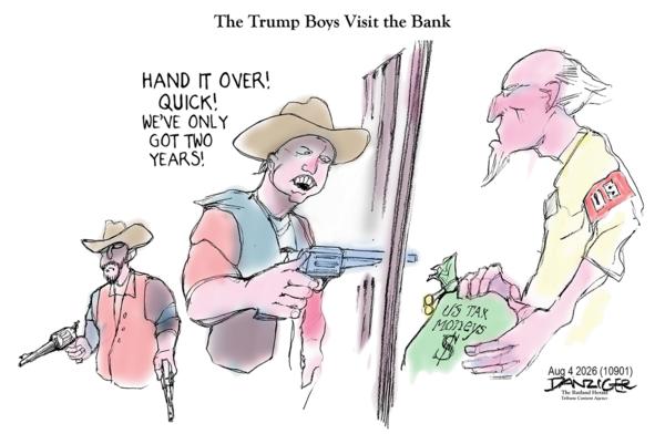 Jeff Danziger for 8/3/2026