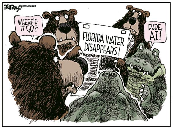 Bears Blame AI for Florida Water Loss