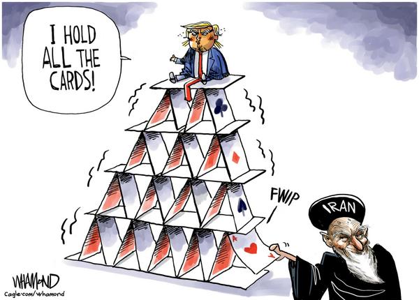 Trump on House of Cards Iran Pulls Ace