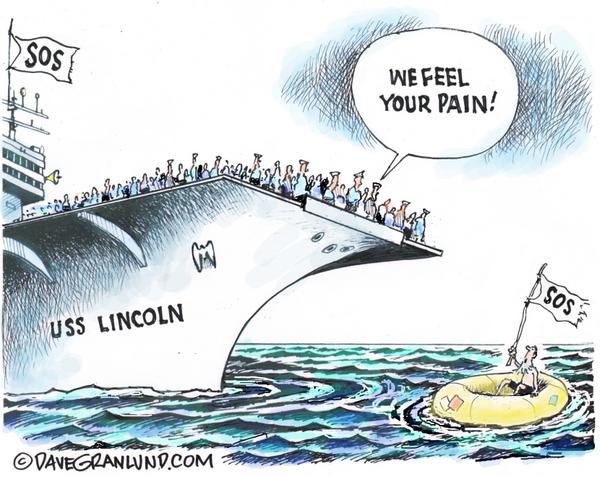 USS Lincoln SOS