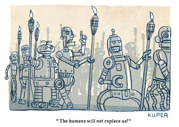 Robots Protest Human Replacement Threat