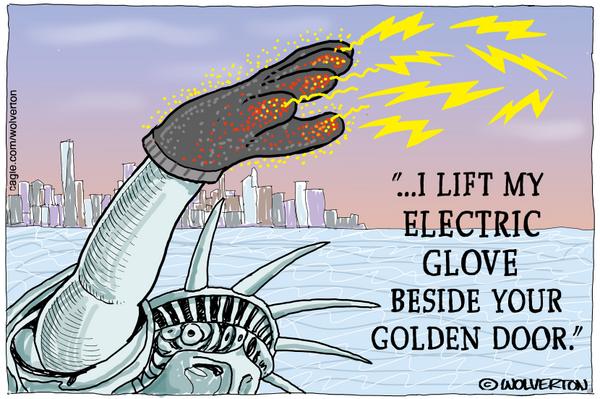 Statue of Liberty Electric Glove Lightning