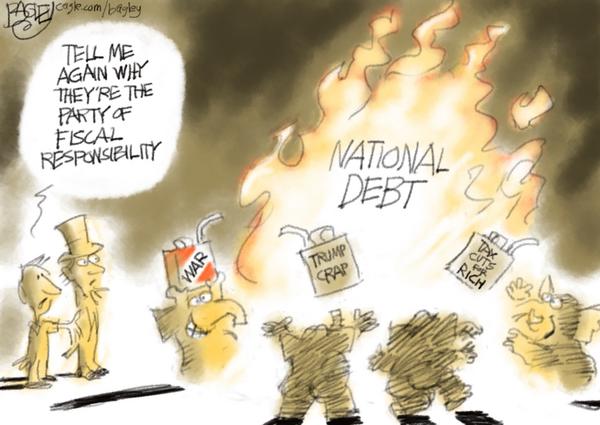 Fiscal Responsibility Party National Debt Blaze
