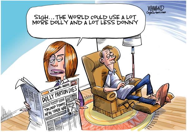 Man Laments Dolly Parton Over Donny