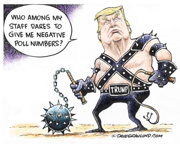 Trump negative poll numbers