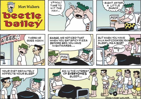 Beetle Bailey for 9/6/2026
