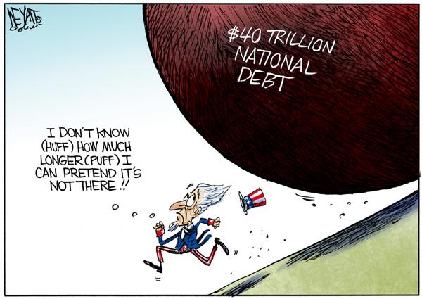 Uncle Sam Flees Forty Trillion Debt