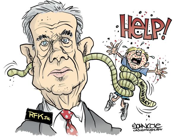 RFK Jr Brain Worm Endangers Child