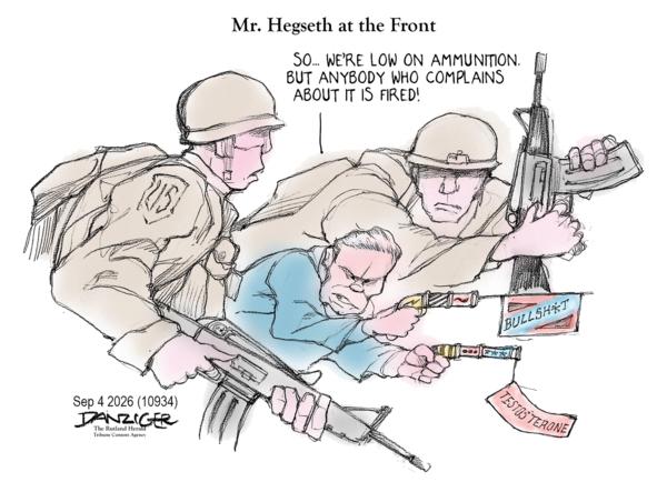 Jeff Danziger for 9/5/2026