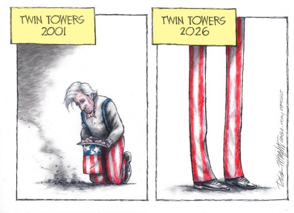 Twin Towers 2001 and 2026