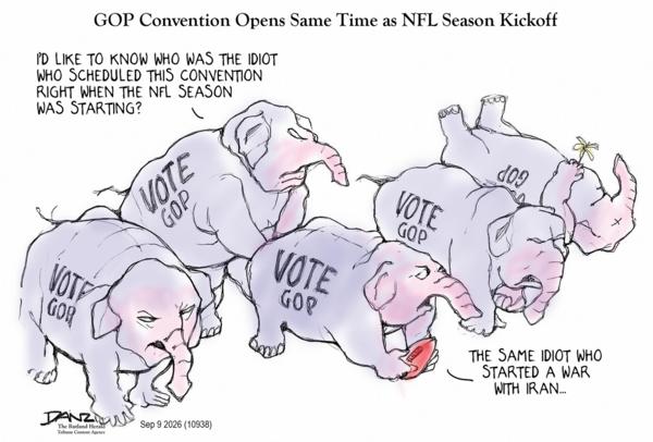 Jeff Danziger for 9/9/2026