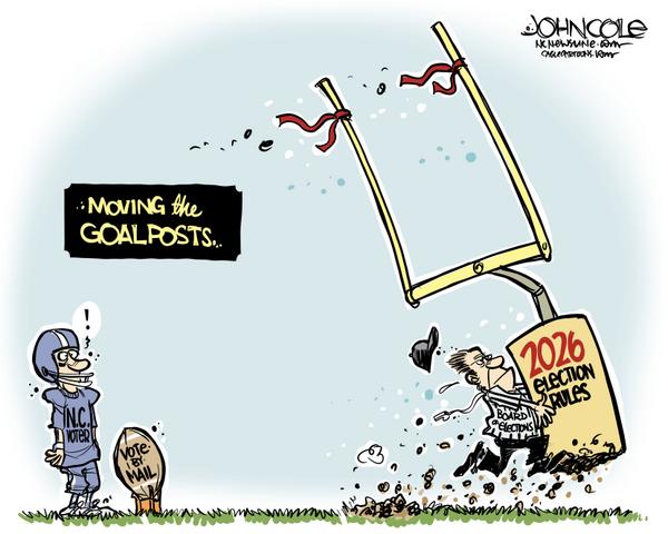 NC elections board moves the goalposts