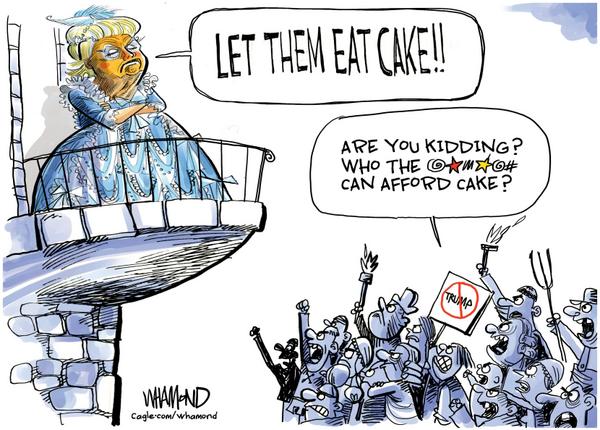 Trump Let Them Eat Cake