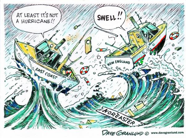 Nor'easter storm