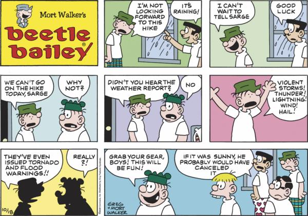 Beetle Bailey for 10/18/2026