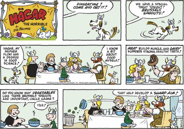 Hagar the Horrible for 10/18/2026
