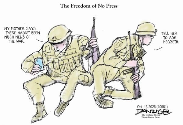 Jeff Danziger for 10/13/2026