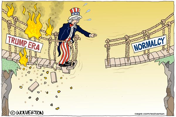 Stranded Between Trump Era and Normalcy