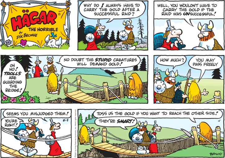 Hagar the Horrible for 5/9/2021 | Hagar the Horrible | Comics | ArcaMax