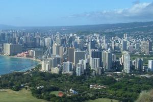 Honolulu from above