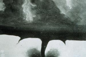 Oldest-known tornado photograph
