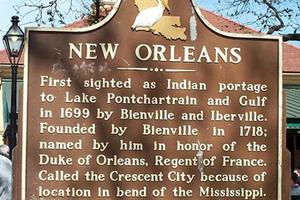 Historic New Orleans sign