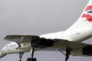 Concorde in flight