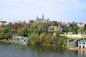 Georgetown College from above