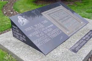 Memorial at Mother Teresa's birthplace