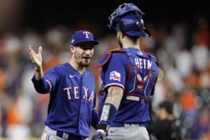 Texas Rangers legend Ian Kinsler wears Team Israel jersey during