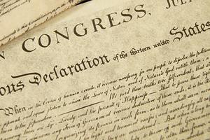 Declaration of Independence. Dreamstime/TCA