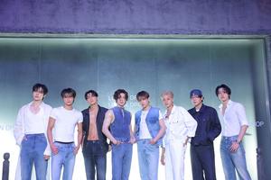 For the pop group ATEEZ, traveling around the world is a huge perk of their job. (Courtesy of KQ Entertainment)