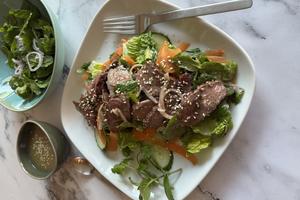The key to any main dish salad is to do the prep work in advance. (JeanMarie Brownson/TCA)