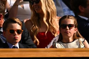Bang Showbiz / Prince George and Princess Charlotte at Wimbledon