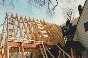 This is a steep 17:12 pitch roof I built in 1991. It has a unique structural component to ensure the roof doesn’t collapse. (Tim Carter/Tribune Content Agency/TNS)